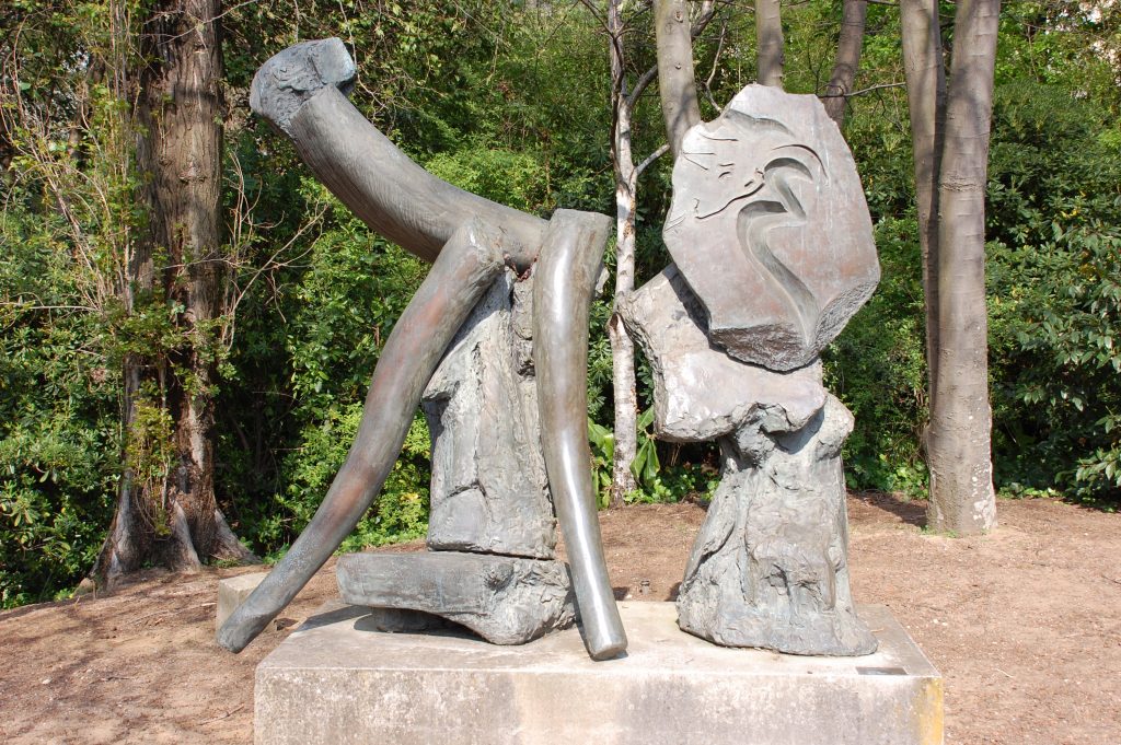 One of several sculptures around the grounds at the Fundação Calouste Gulbenkian.